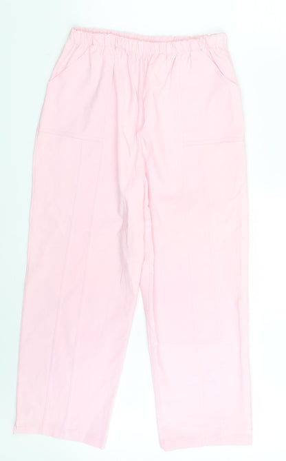 Womens UK Size 26 in Preworn Regular Fit  Pink Trousers