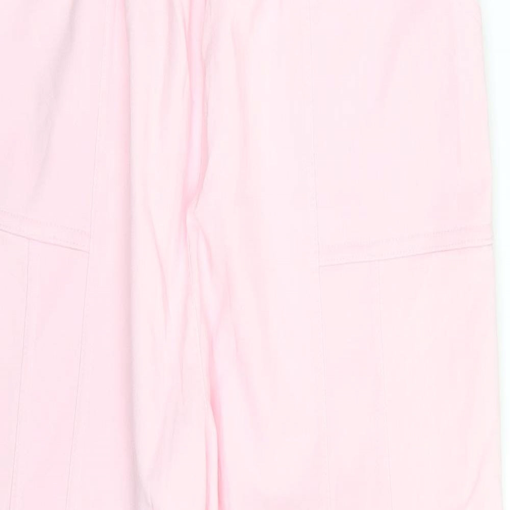 Womens UK Size 26 in Preworn Regular Fit  Pink Trousers