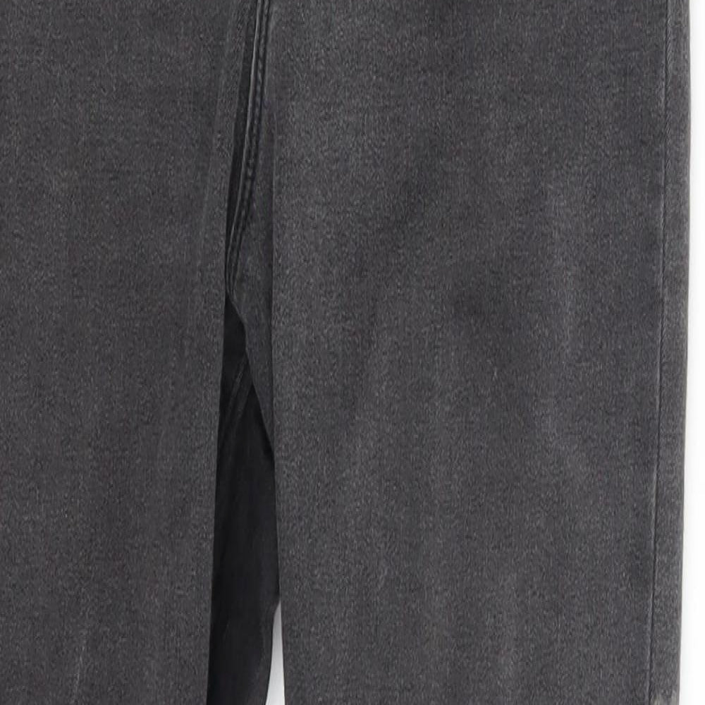 Denim Co. Womens Grey  Denim Skinny Jeans Size 12 L27 in