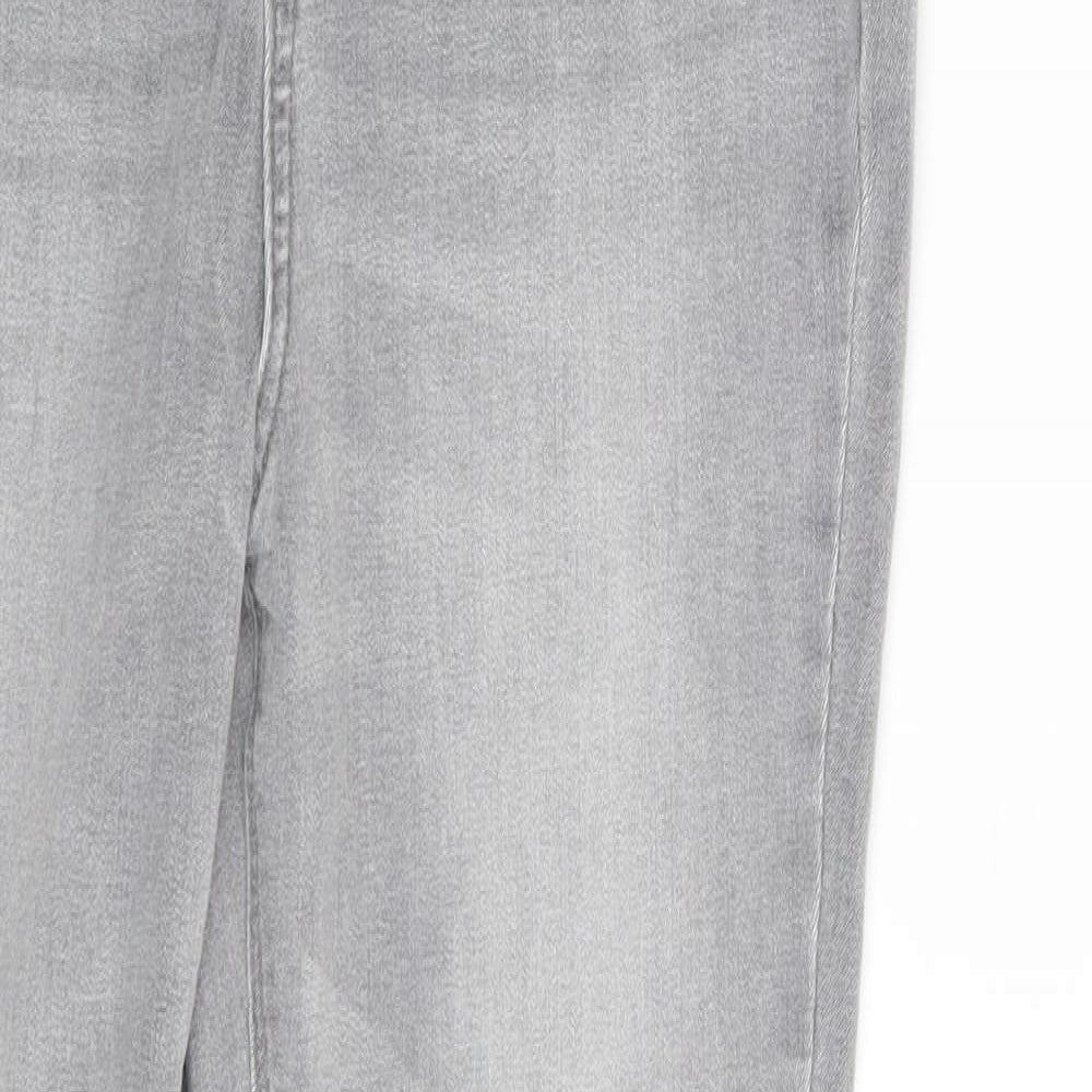 Denim Co. Womens Grey  Denim Skinny Jeans Size 14 L27 in