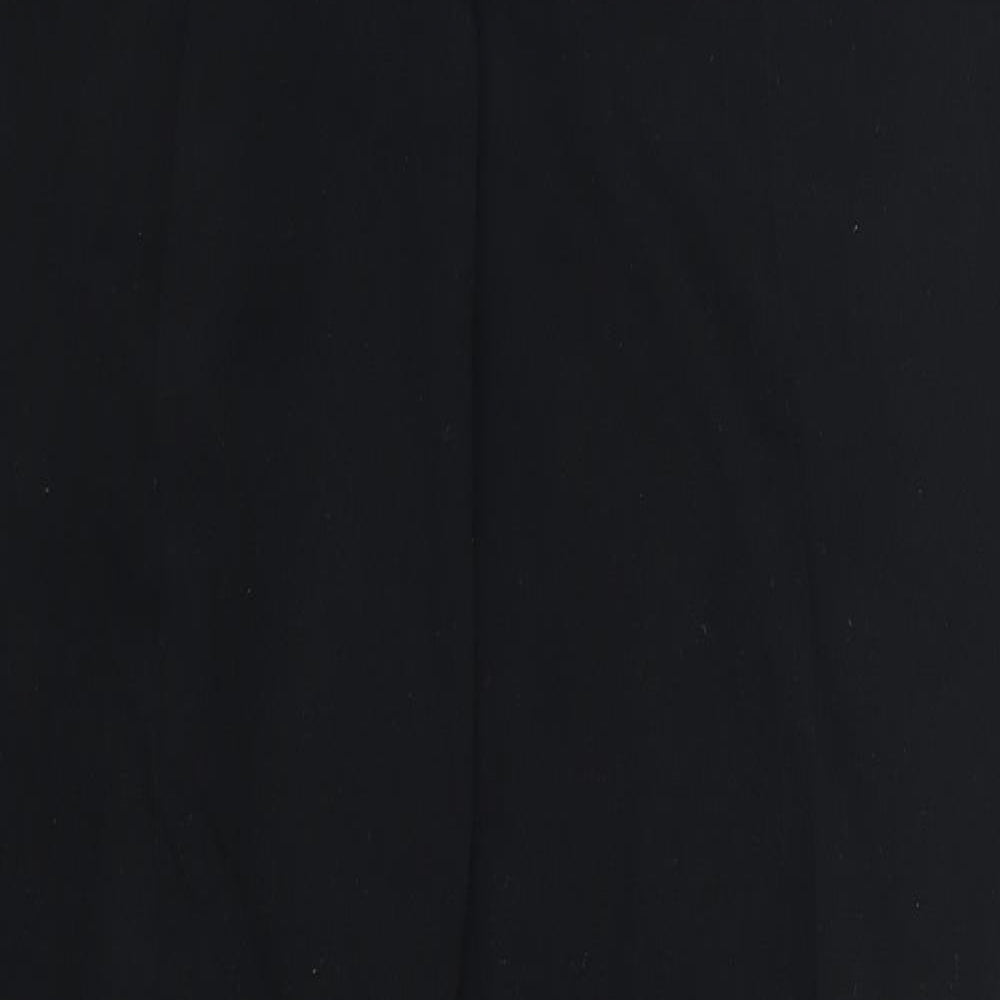 Womens UK Size 12 M&S Regular Fit  Black Trousers