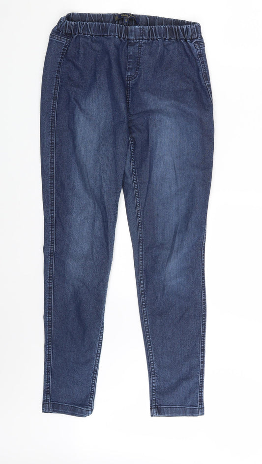 Oasis Womens Blue  Denim Jegging Jeans Size 10 L28 in