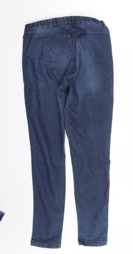 Oasis Womens Blue  Denim Jegging Jeans Size 10 L28 in