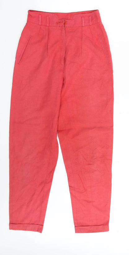 Womens UK Size 26 in Preworn Regular Fit  Pink Trousers