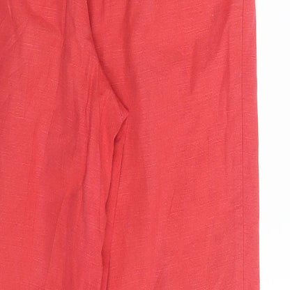 Womens UK Size 26 in Preworn Regular Fit  Pink Trousers
