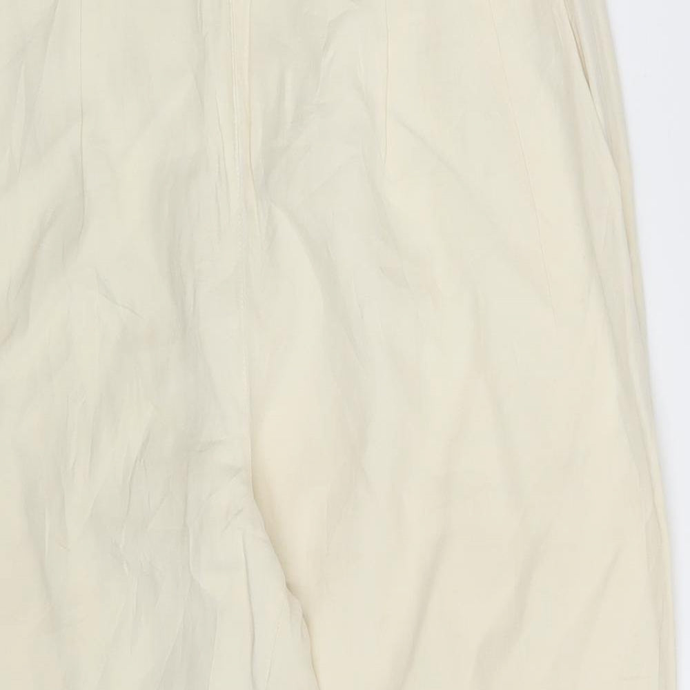 Womens UK Size 26 in Preworn Regular Fit  Ivory Trousers