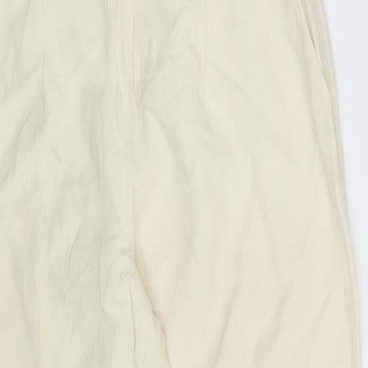 Womens UK Size 26 in Preworn Regular Fit  Ivory Trousers