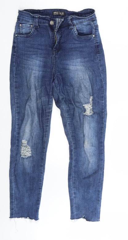 Womens UK Size 10 Miss RJ Slim Fit Skinny Blue Jeans
