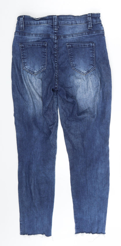 Womens UK Size 10 Miss RJ Slim Fit Skinny Blue Jeans