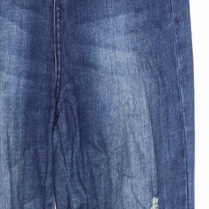 Womens UK Size 10 Miss RJ Slim Fit Skinny Blue Jeans