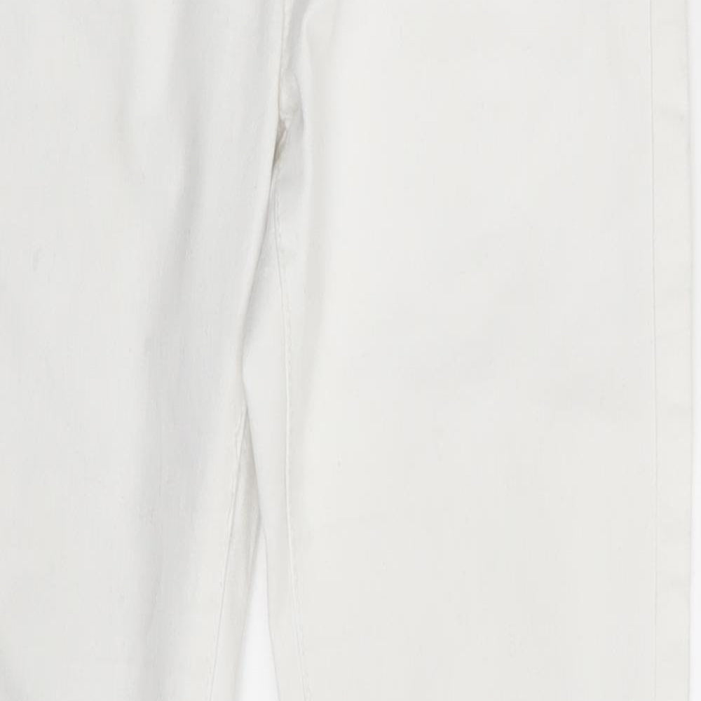 Denim Co. Womens White  Denim Jegging Jeans Size 6 L29 in