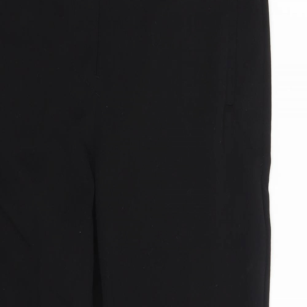 Womens UK Size 12 M&S Regular Fit  Black Trousers