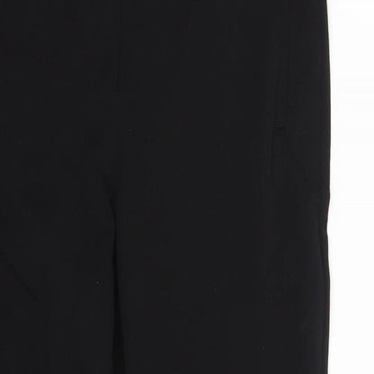 Womens UK Size 12 M&S Regular Fit  Black Trousers