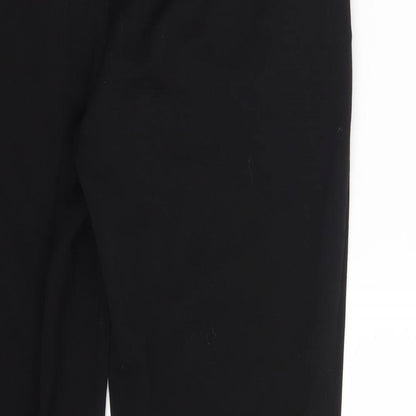 Womens UK Size 12 M&S Regular Fit  Black Trousers