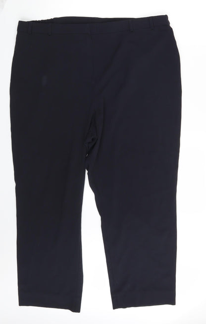 Womens UK Size 40 in Classics Regular Fit  Black Trousers