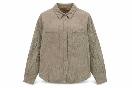Womens UK Size 18 Jumper Brown Basic Button-Up