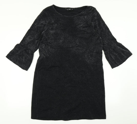 F&F Womens Black   A-Line  Size 14  - Bell sleeve