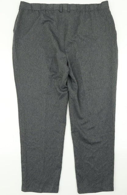 Classic Womens Grey   Dress Pants Trousers Size 20 L28 in