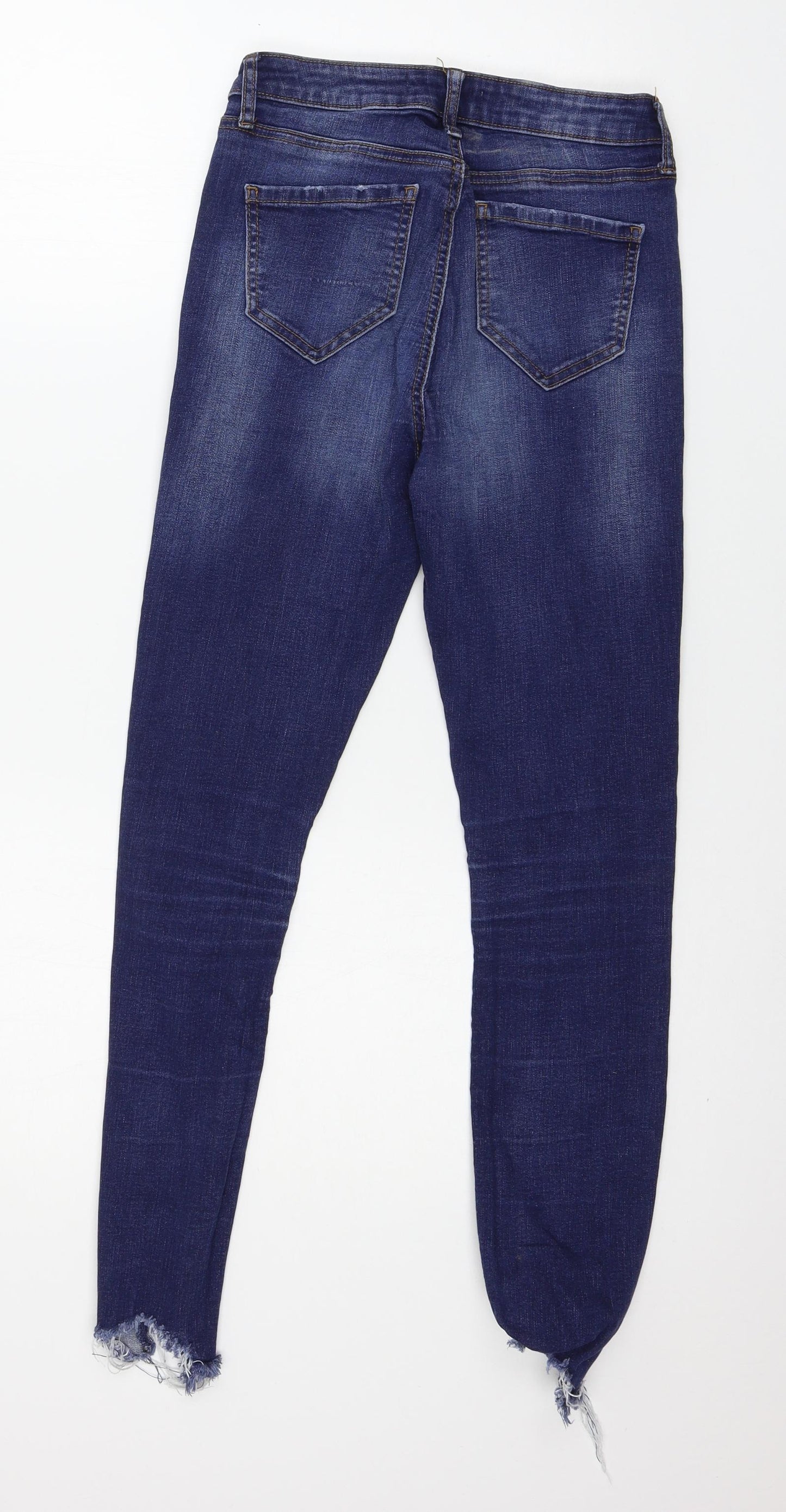 Denim & Co. Womens Blue  Denim Skinny Jeans Size 8 L24 in
