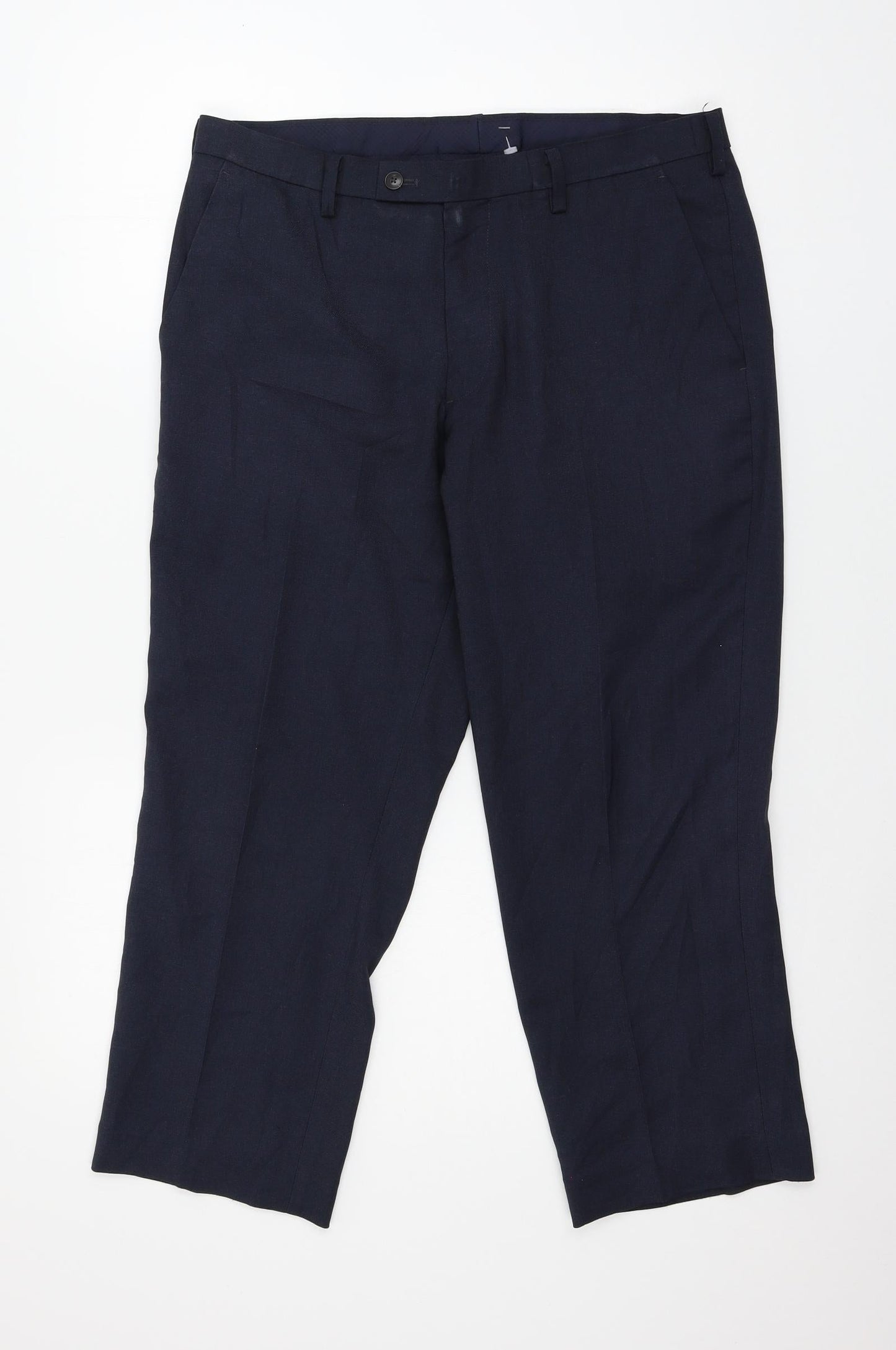 Womens UK Size 34 in Uniqlo Regular Fit  Blue Trousers