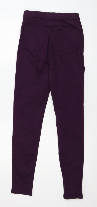 Womens UK Size 26 in Preworn Regular Fit Jegging Purple Jeans