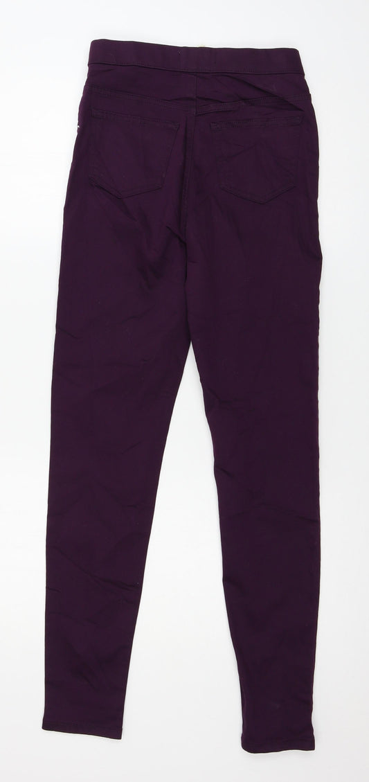Womens UK Size 26 in Preworn Regular Fit Jegging Purple Jeans