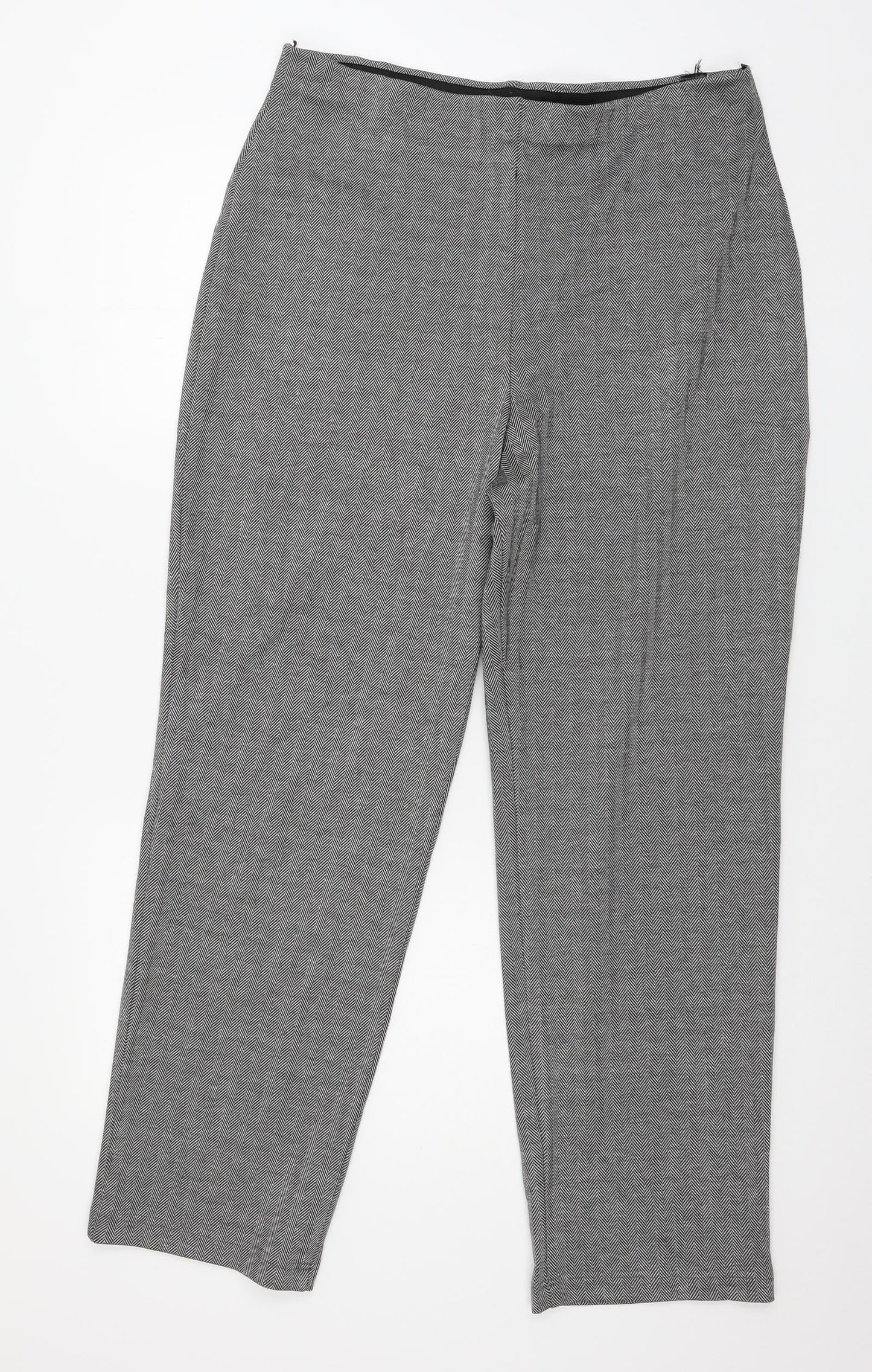 Womens UK Size 36 in Marks and Spencer Regular Fit  Grey Trousers