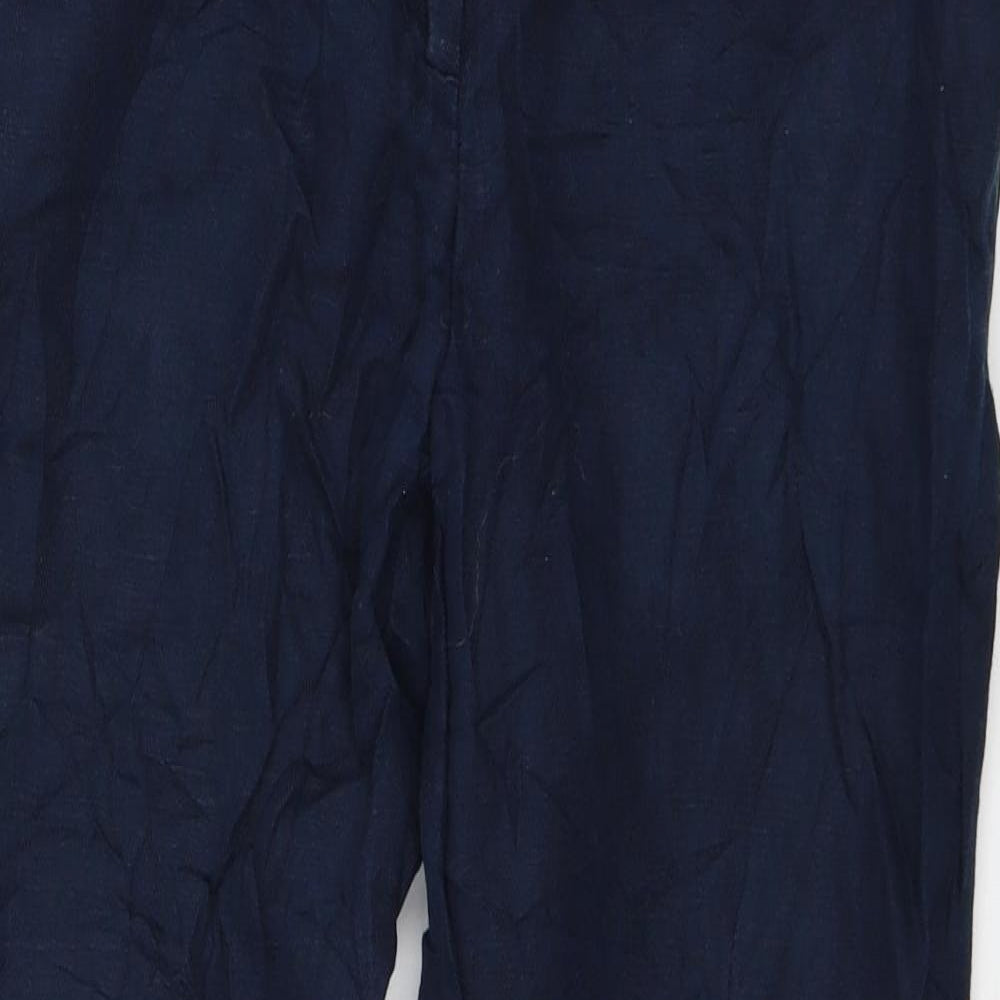 Womens UK Size 6 H&M Regular Fit  Blue Trousers