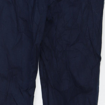 Womens UK Size 6 H&M Regular Fit  Blue Trousers