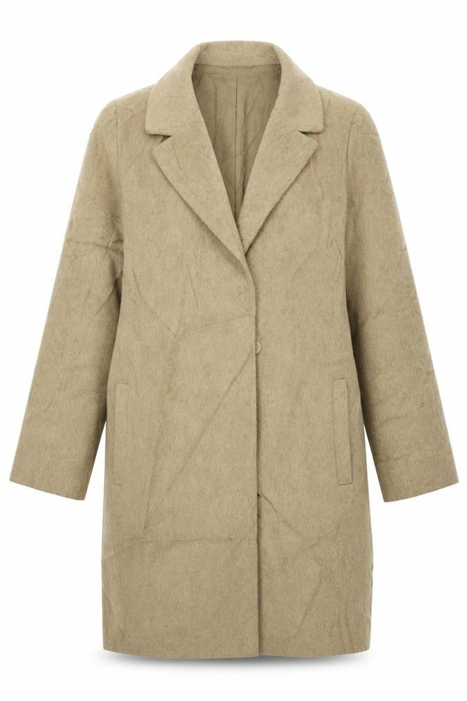 Womens UK Size 10 Atmosphere Brown Overcoat