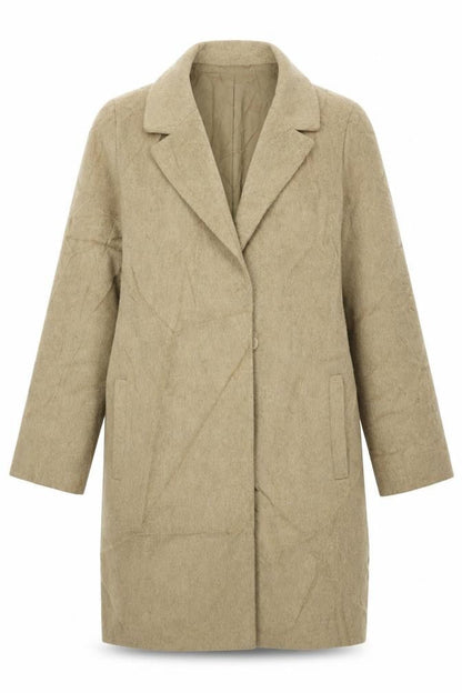 Womens UK Size 10 Atmosphere Brown Overcoat