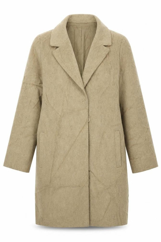 Womens UK Size 10 Atmosphere Brown Overcoat
