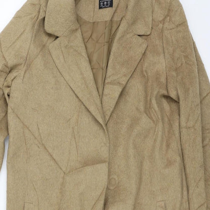 Womens UK Size 10 Atmosphere Brown Overcoat