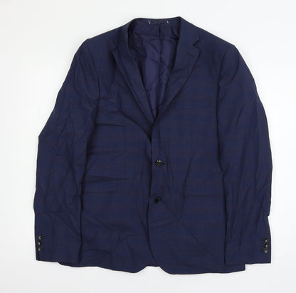 Mens UK Size L Marks and Spencer Regular Blue Suit Jacket