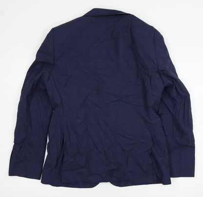 Mens UK Size L Marks and Spencer Regular Blue Suit Jacket