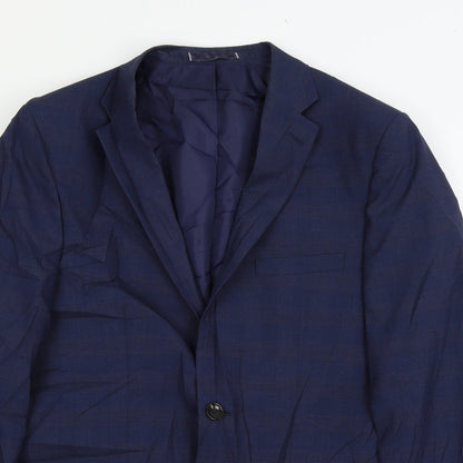 Mens UK Size L Marks and Spencer Regular Blue Suit Jacket