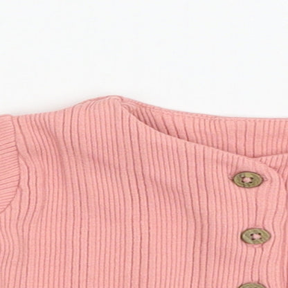 George Girls Pink  Jersey Cardigan Jumper One Size