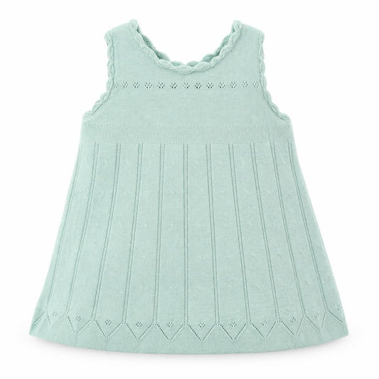 NEXT Girls Green  Jersey Jumper Dress  Size 3-6 Months