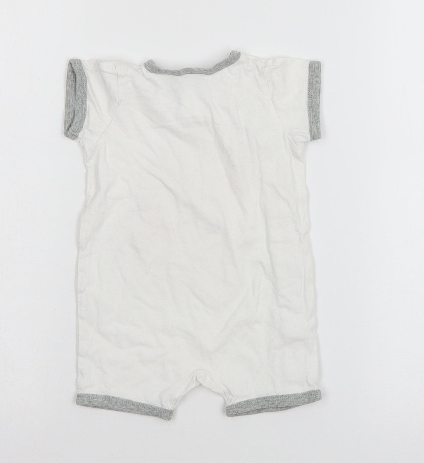 H&M Baby White Geometric Jersey Babygrow One-Piece Size 0-3 Months  - Winnie the Pooh