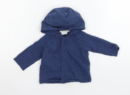 NEXT Boys Blue  Jersey Jacket  Size 3-6 Months  - Good Things Happen