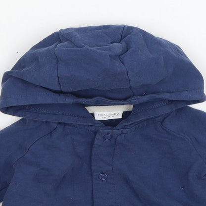 NEXT Boys Blue  Jersey Jacket  Size 3-6 Months  - Good Things Happen