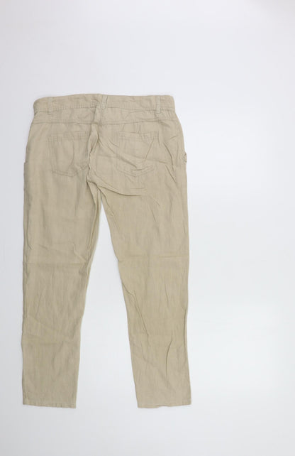 Avenue Womens Beige   Trousers  Size M L28 in