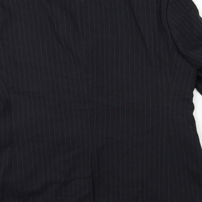 Mens UK Size 40 City Survival Regular Black Suit Jacket