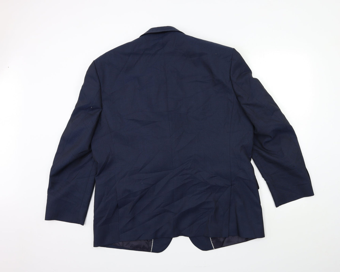 Mens UK Size 46 Preworn Regular Blue Suit Jacket