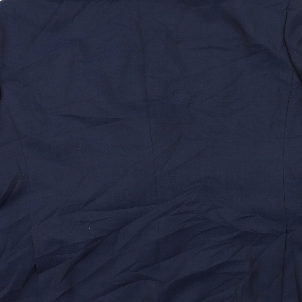 Mens UK Size 46 Preworn Regular Blue Suit Jacket