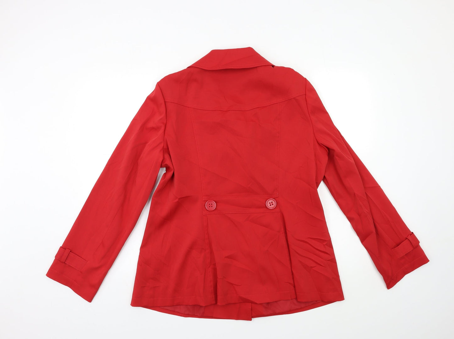 George Womens Red   Overcoat Coat Size 16
