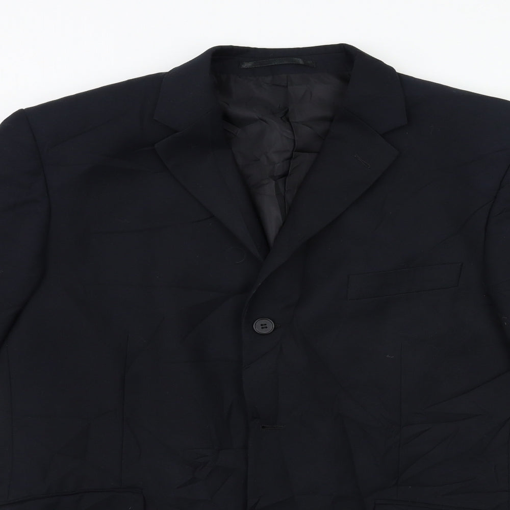 Mens UK Size 42 Burton Regular Blue Suit Jacket