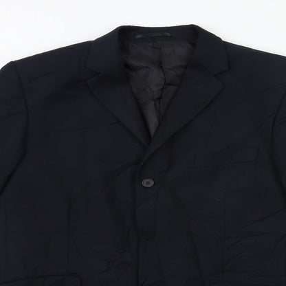 Mens UK Size 42 Burton Regular Blue Suit Jacket