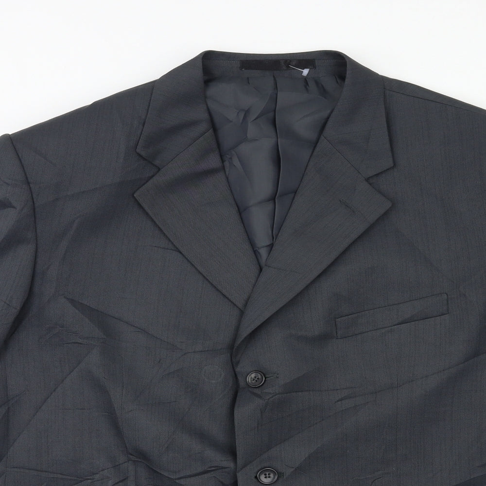 Mens UK Size 44 zantos Regular Grey Suit Jacket