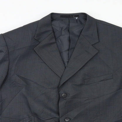Mens UK Size 44 zantos Regular Grey Suit Jacket